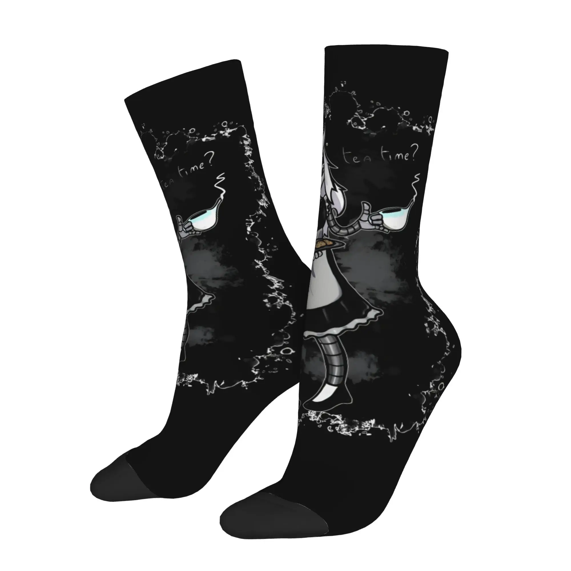 Crazy Design Murders Drones Maid Worker Drone Art Basketball Socks  Middle Tube Socks for Unisex Sweat Absorbing