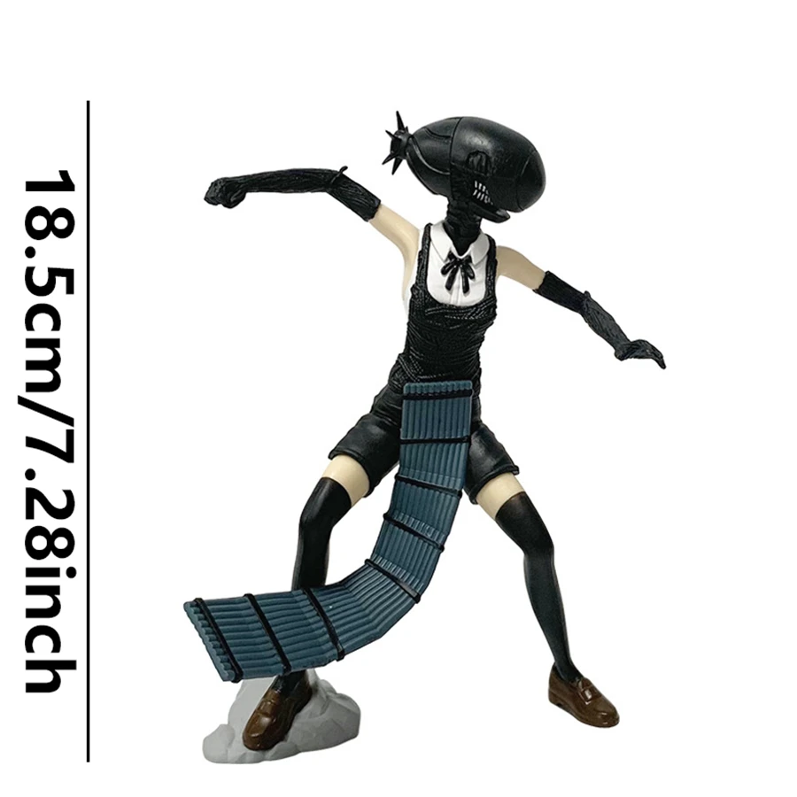 13cm/5,12 Zoll Chainsaw Man Anime-Figur Reze Nudelstopper Figur Dämon Reze Actionfigur PVC Erwachsenen-Sammelmodell Puppe Spielzeug – Detail 11