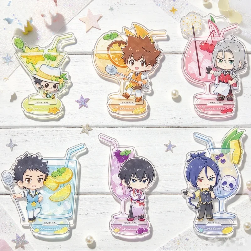 Anime Katekyo Hitman Reborn! Acrylic Standee-10CM Acrylic Stand Figure Keychain Tsunayoshi Sawada,Reborn,Takeshi Yamamoto