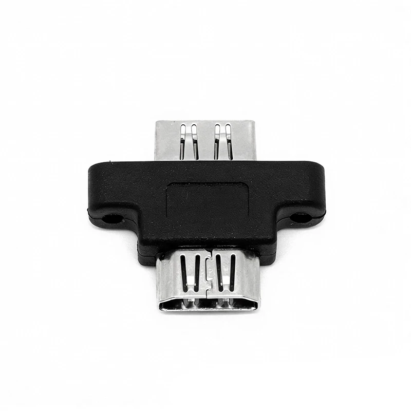 HDMI Compatible Adapter Head With Screw Hole HDMI Compatible Female Panel With Fixed Connector
