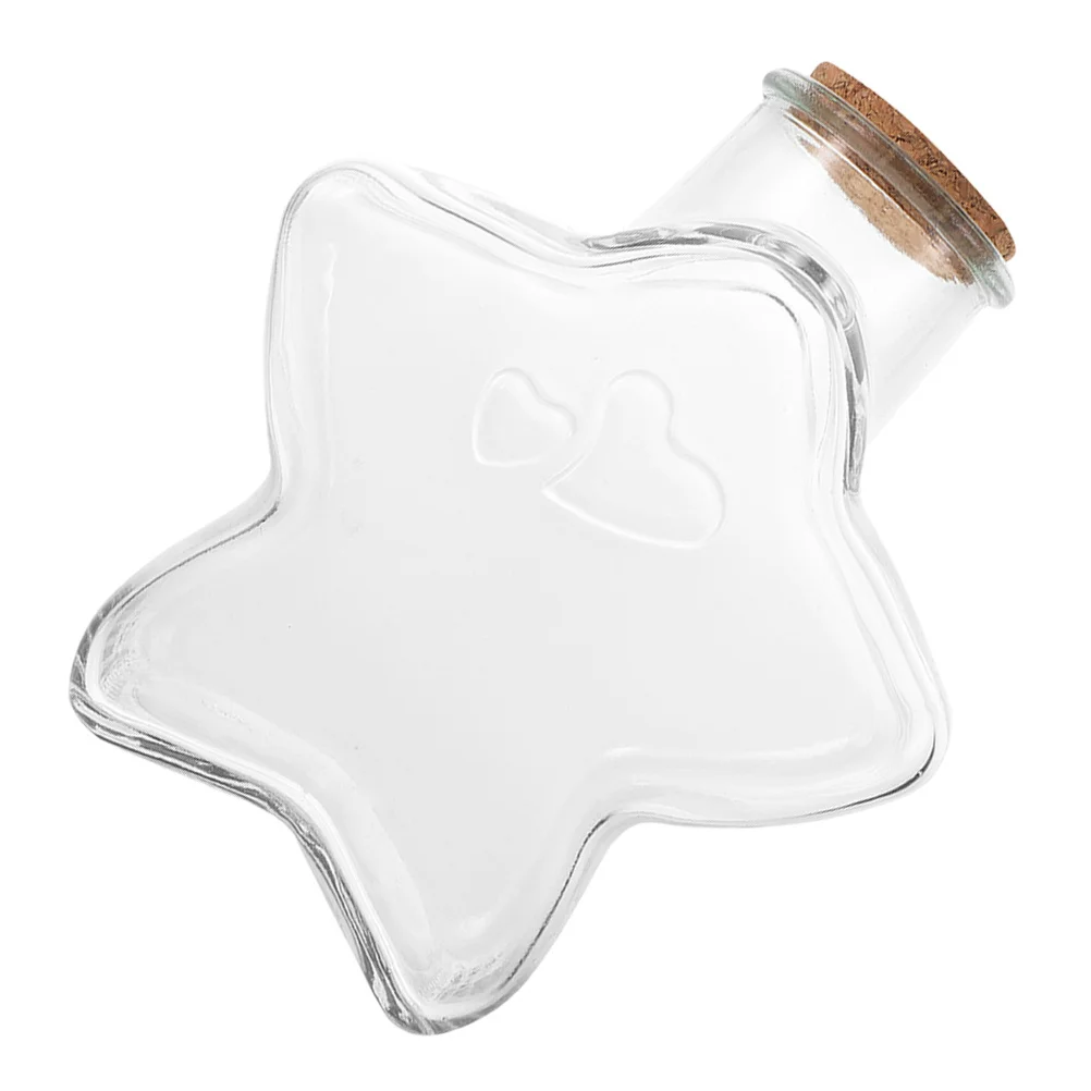 

1pcs Glass Wishing Bottle Small Mini Cork Stopper Transparent Container For Diy Craft Star Sand Decoration Storage Jar