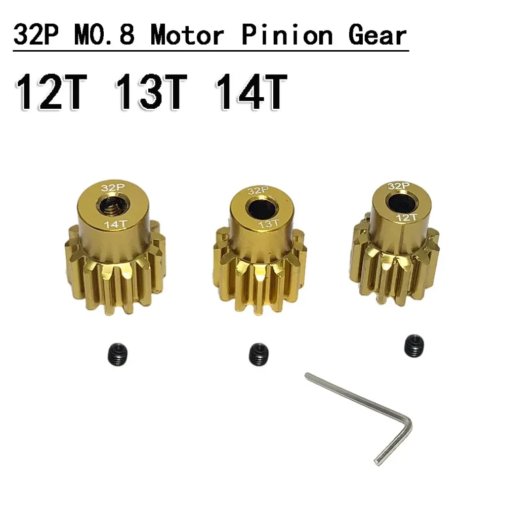 32dp 540モーター,12t, 13t, 14t, 15t, 16t, 3.175mmシャフト,1/10 rcカー用パーツセット,ブラシレスモーター