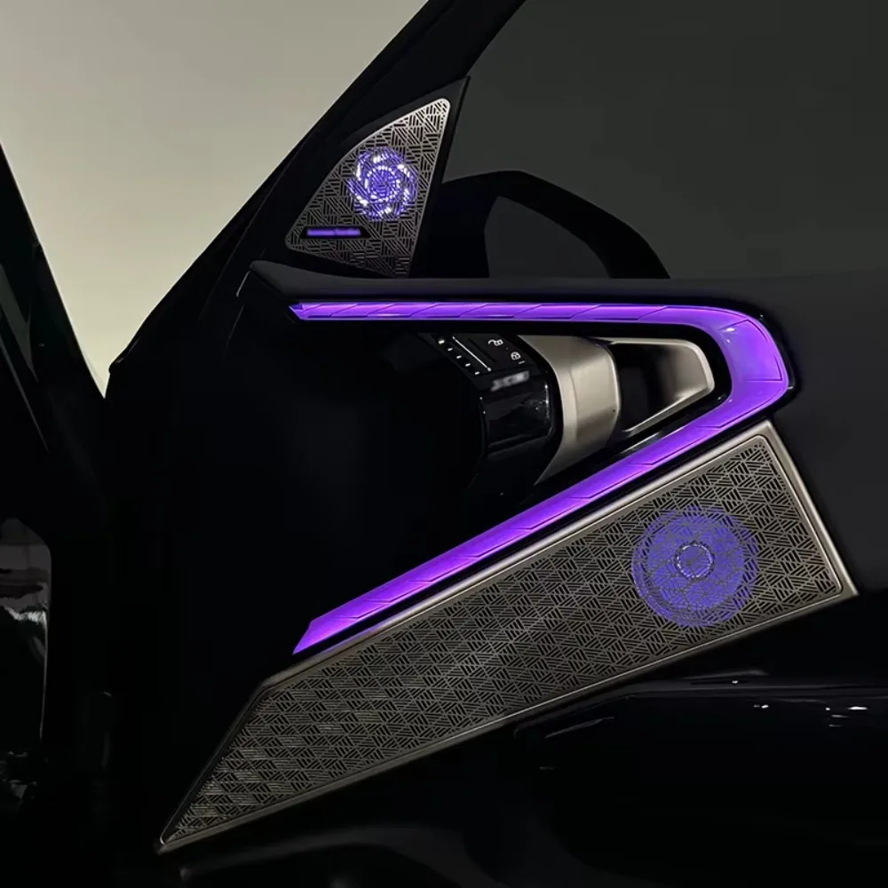 For BMW X3 G45 G48 Dynamic RGB Ambient Lighting System With LED Speaker Cover Starry Sky Panel APP Control Upgrade