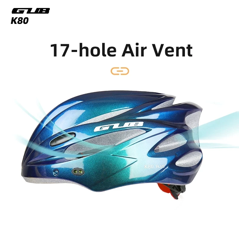 GUB K80 Ultralight Cycling Helmet With Magnetic Goggles MTB Road Bike Breathable Integrally-Molded Helmet Bicycle Safety Hat