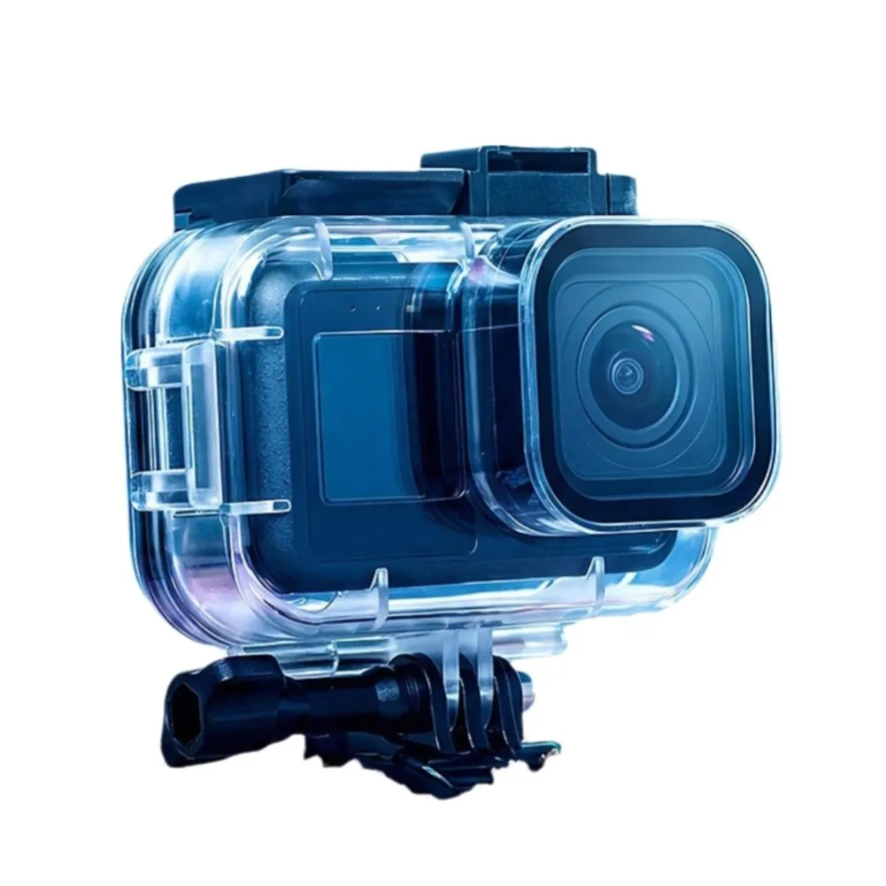 60M Waterproof Case For Mission 1 Action Camera Clear Diving Housing Underwater Photo Video Protector Compact Design