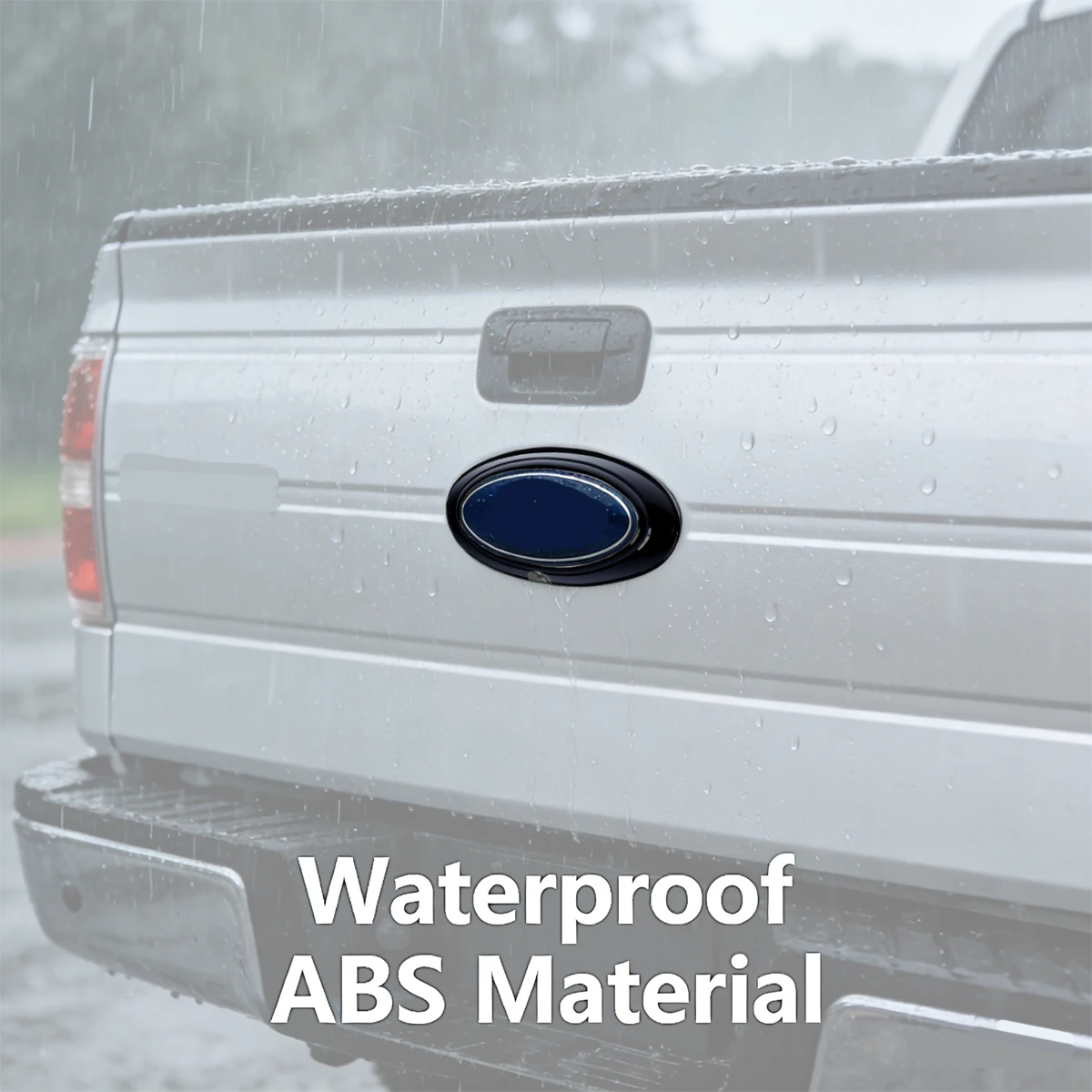 Rear Logo Back Emblem Badge Decoration Cover Trim for Ford F150 F-150 Raptor 2009 2010 2011 2012 2013 2014 ABS Car Accessories