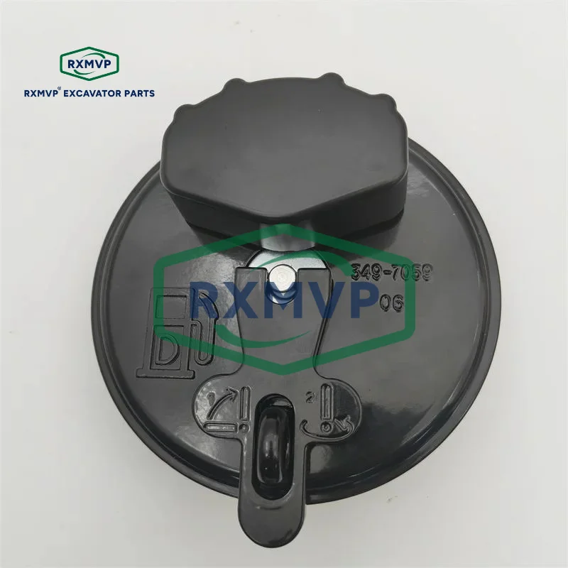 For 349-7059 Oil Cap Caterpillar Excavator Cat307e2/320gc/323gc 330d2 336d2 E320d E323d 324d E325d E336d Fuel Locks Caps RXMVP