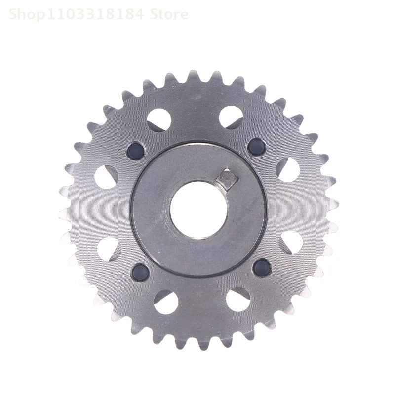 Gear Camshaft 4-Sekrup 36-Gigi Untuk Fino/Mio/Sporty/Wave125 – Kompatibel Dengan Mesin 4-Katup, Dilengkapi Penanda Derajat Gesekan