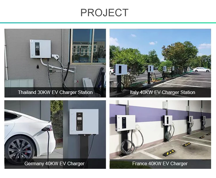 New Energy Vehicle Parts & Accessories Dc Fast EV Commercial Charge Oem 20kw 30Kw Wallmounted Ev Charging Stations China