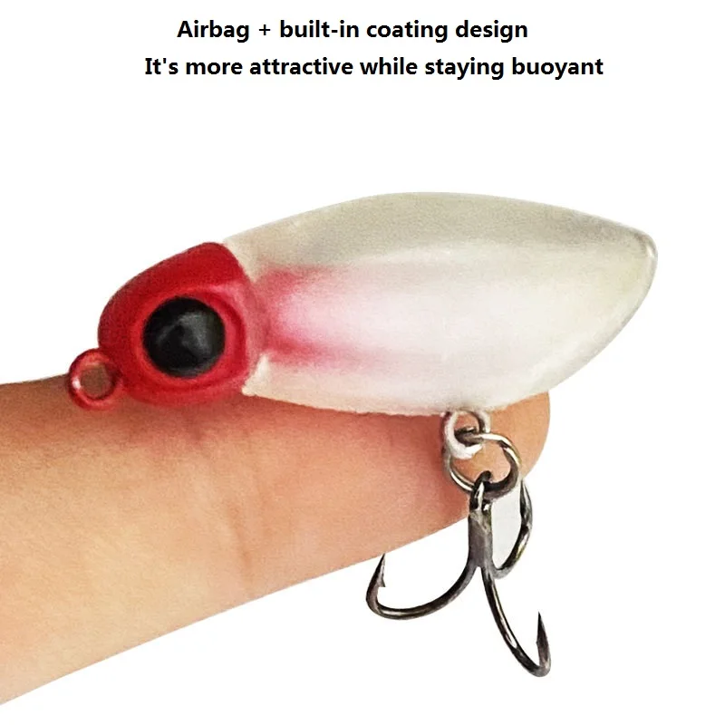 

Soft Shell Fishing Insect Baits, bkk hook Bionic Lures, Rock Boat, Beach Boat, Outdoor Game, Top Water, 3.8cm, 2.4g 1Pc