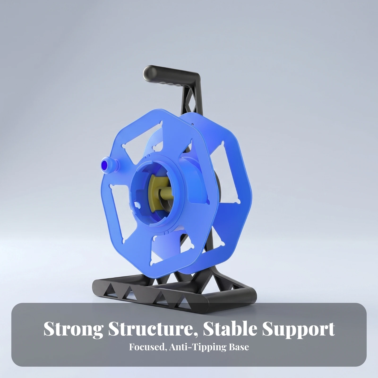 

Cable Reel Stand Carrying Handle Portable Cable Reel Wire Winding Stand Side Knob Hardware Tangletangle-Resistant Storage