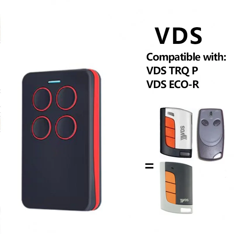 جهاز تحكم عن بعد في المرآب ، جهاز إرسال متدحرج ، رمز VDS TRQ P ، our MHz