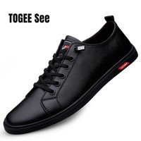 Luxury Brand Men's Shoes New Genuine Leather Handmade Oxford Shoes Outdoor Breathable Men Sneakers Designer Male Casual Shoes
