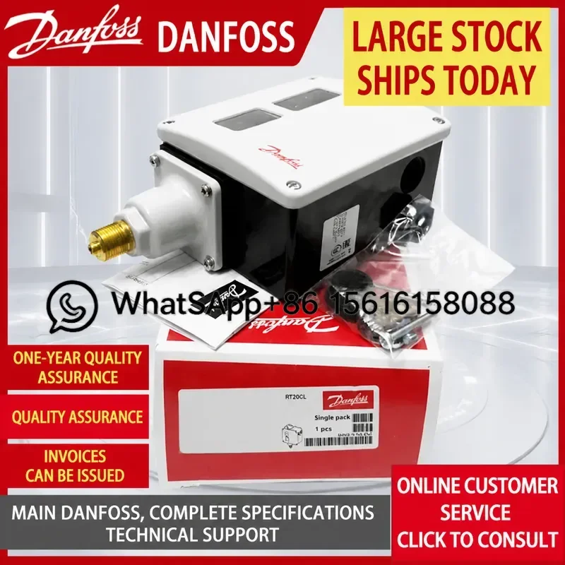 Danfoss RT112W 017-528266 RT121 017-521566 Automatic Pressure Switch for Refrigeration Compressor Control High Quality