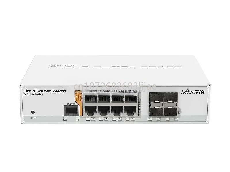 Four Optical Ports Gigabit Switch Desktop Version 90% New CRS112-8P-4S-IN Full Gigabit Eight Electrical Ports