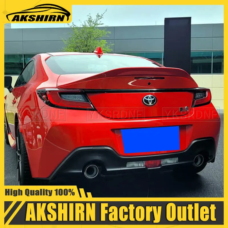 New Design 2022 To Up For TOYOTA ZA86 GR86 Subaru BRZ Spoiler Rear Trunk Wing High Quality ABS By Glossy Black Carbon Fiber