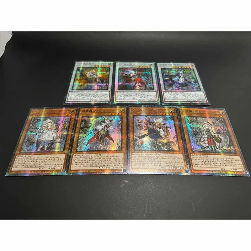 Yu-Gi-Oh flashcard fatte in casa fai da te Lena in travestimento per la palla la strega della foresta bianca collezione di giocattoli per ragazzi