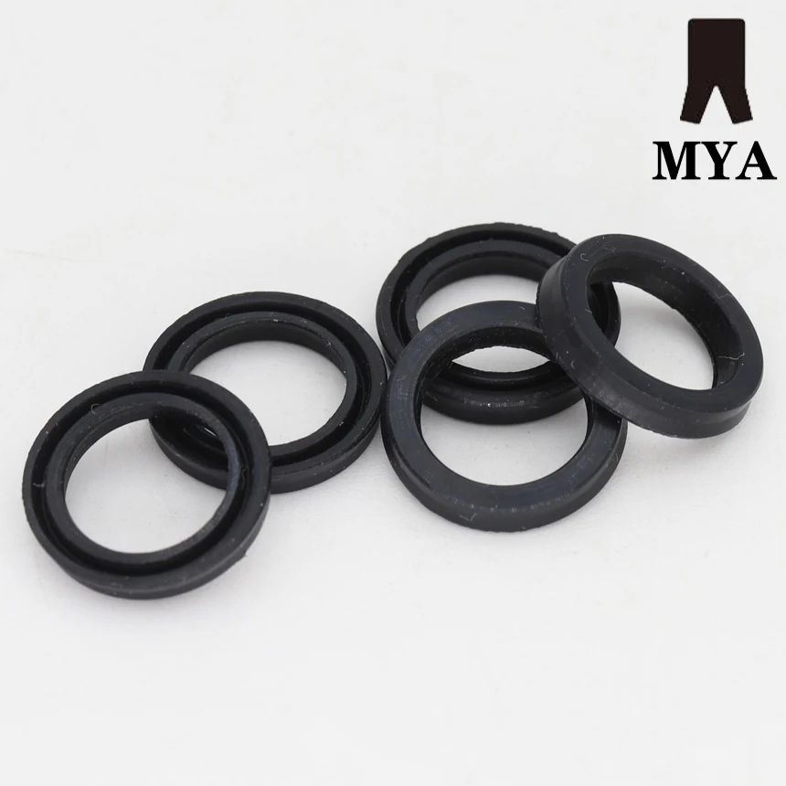 MYA 3-20mm NBR Rubber Air Valve Pneumatic Cylinder Piston Rod Shaft U/Y Grooved Lip Dustproof Sealing Flat Ring Gasket Oil Seal