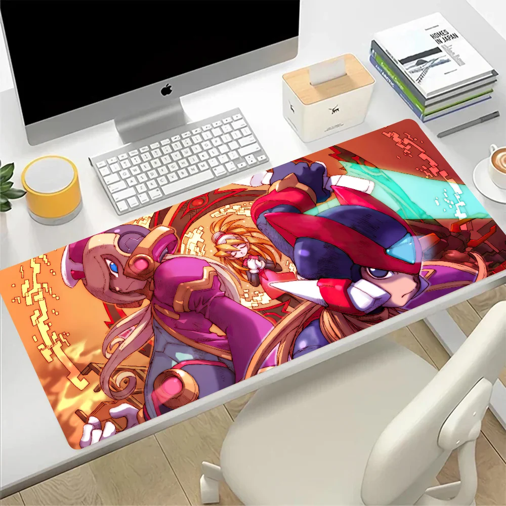 

Mega Man Rockman Large Mouse Pad Gaming Mousepad PC Gamer Computer Office Mouse Mat XXL Keyboard Mat Desk Pad Laptop Mausepad