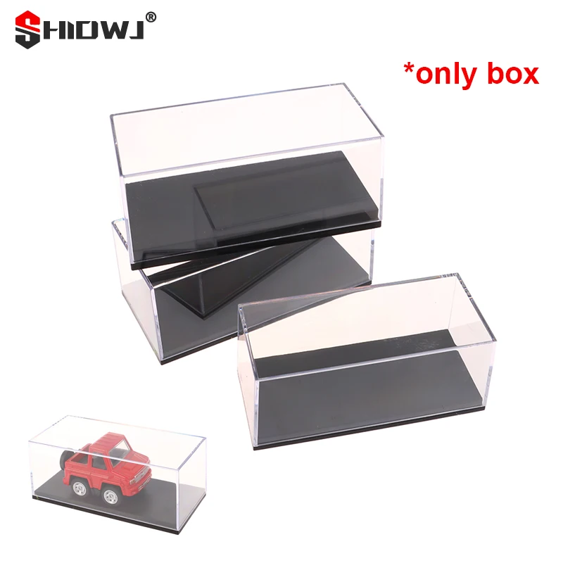 Three Sizes 1:64 Car Model Display Box Transparent Protective Acrylic Case Acrylic Dust Hard Cover Storage Holder