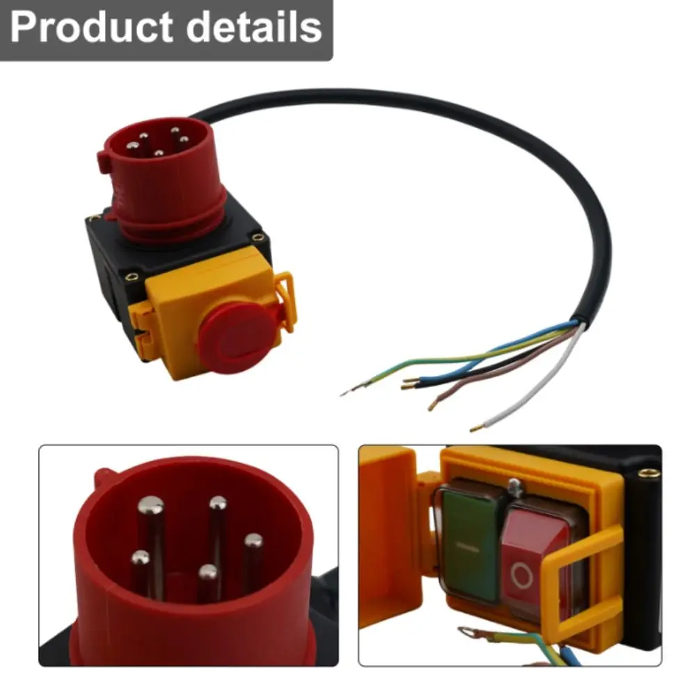Device Switch Waterproof Machine Switch Electromagnetic Zero Voltage Functionality 3 Phase Switch Phase Inverter Wood Splitter