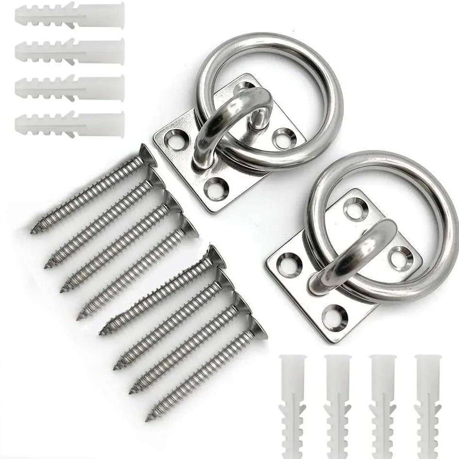 Stainless Steel Universal With Ring Marine Eye Plate Stable Best Rust Protection Boat Cabin Accessories