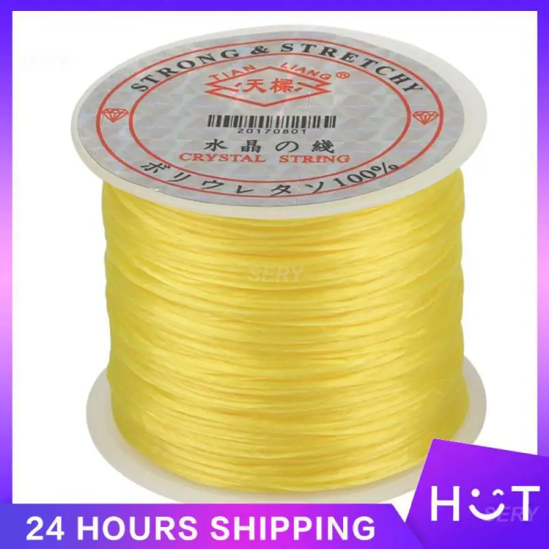 

Линия браслета из бисера, 33 цвета. Хорошая эластичность, кристаллическая линия, ювелирные аксессуары и компоненты, браслет, кристаллическая линия Col