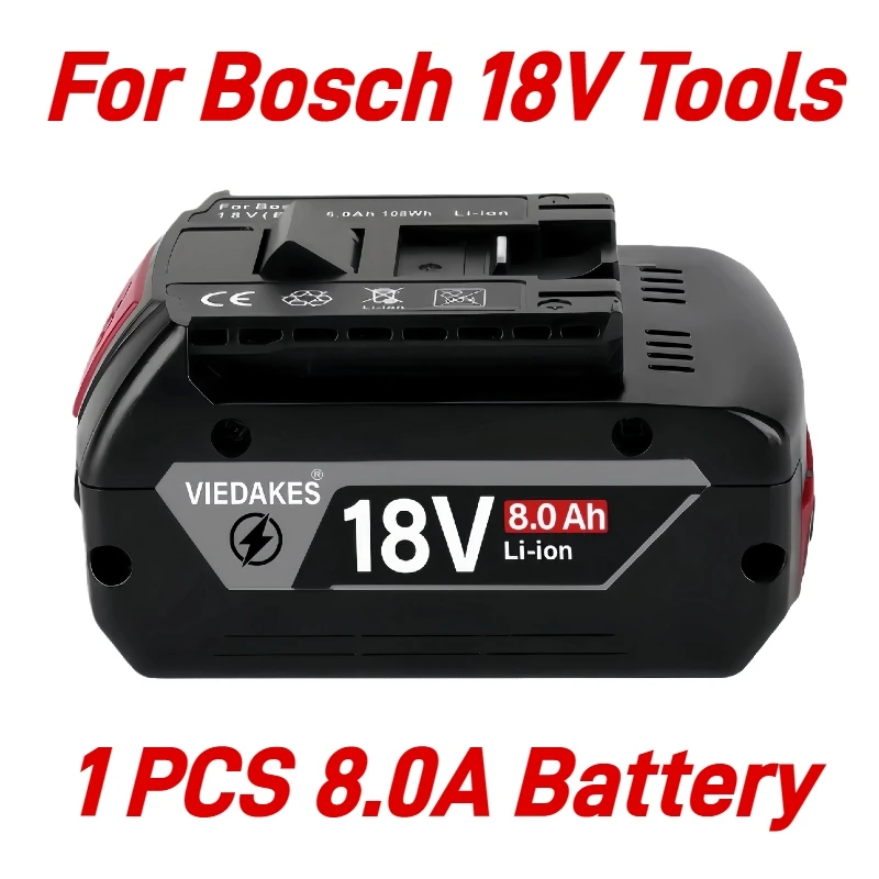 

Newly for bosch 18V Battery 8000mAh suitable for BAT609 BAT618 BAT620 BAT622 BAT609G BAT618G 18V power tools Akku für Bosch 18V