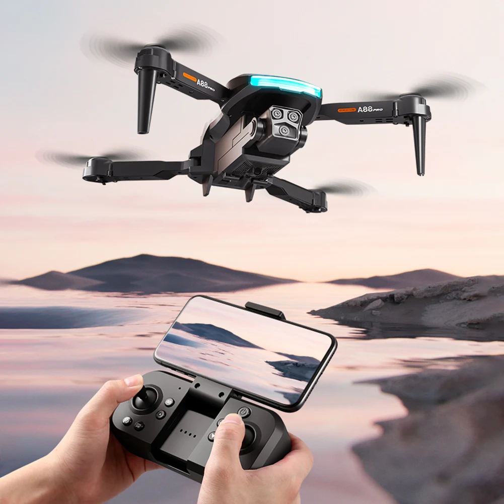 HD Double Lens Folding Aerial-Drone 360° Flip Speed Adjustment Quadcopters For Outdoor Indoor