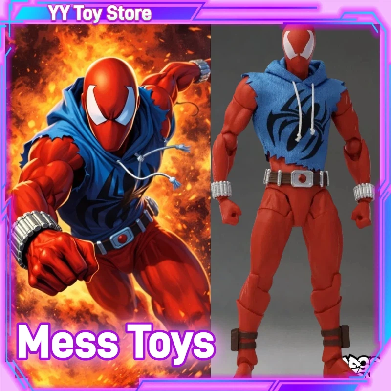 Nouveaux jouets en désordre Figurine héros écarlate Spiderman Messtoys Spider Man Anime Figurine modèle Statue cadeaux Collection jouets