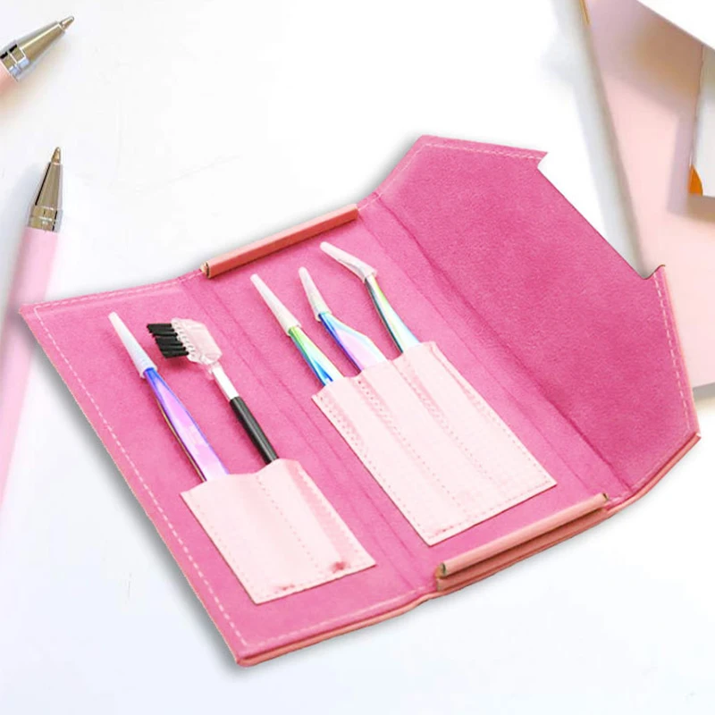 Eyelash Extension Special Tweezers Storage Box Collection Tweezers Holder Eyelashes Tweezer Case Cosmetic Tool Storage Box