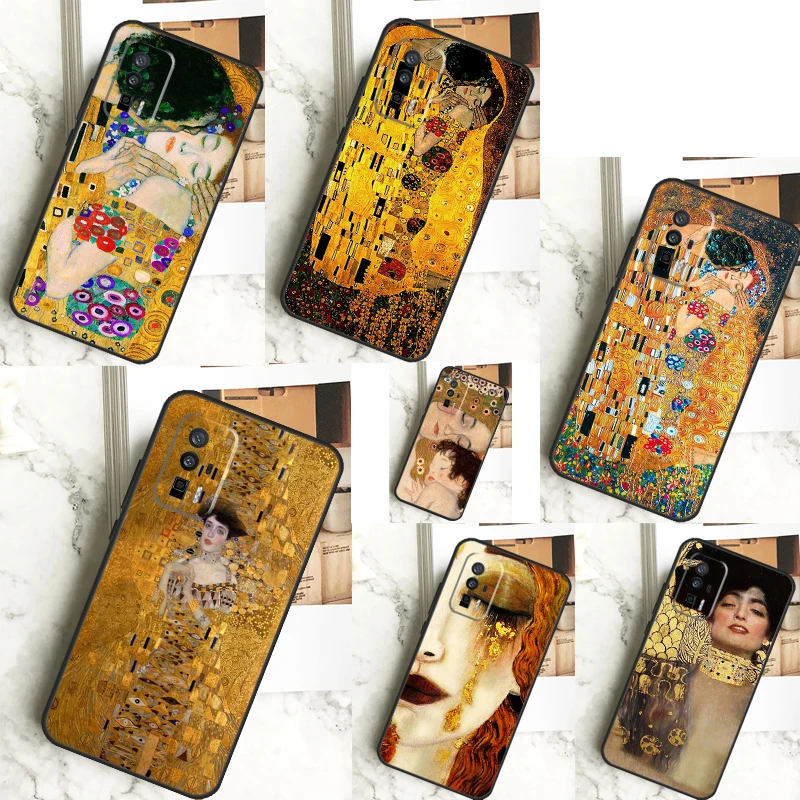 Gustav Klimt Case For POCO X3 X6 F6 Pro M6 X5 F3 F5 M5s Xiaomi 13 14 Ultra 12 Lite 11T 12T 13T Pro Cover