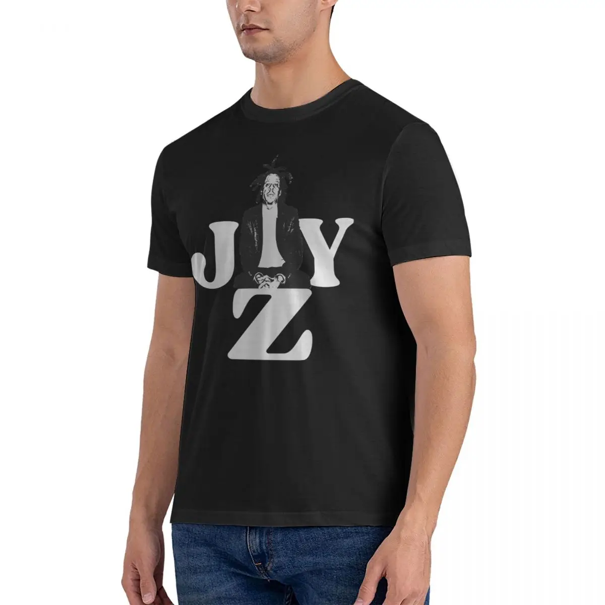 Men's Gifts For Halloween Awesome For Movie Fans T Shirt Jay-z Cotton Clothing Novelty Short Sleeve Round Collar Tee Shirt