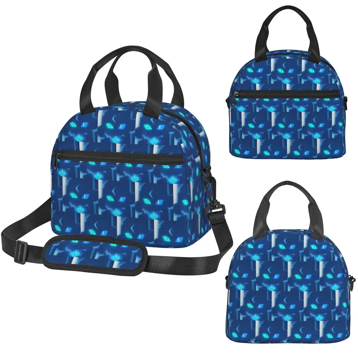 Shadow Milk Cookie Run Kingdom Cute Cartoon Anime Insulated Lunch Bag for Kids School Cooler Thermal Tote Leakproof Lunch Boxes