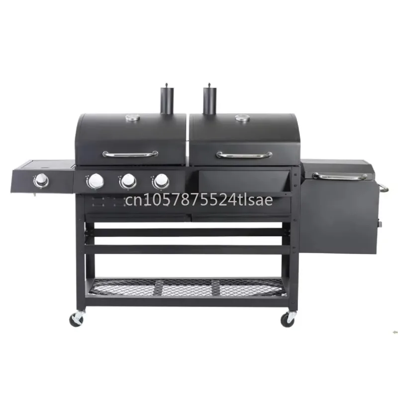 High Quality Charcoal Combination Multi-Function Barbecue Grill for Family Gatherings Villa Parties Courtyard