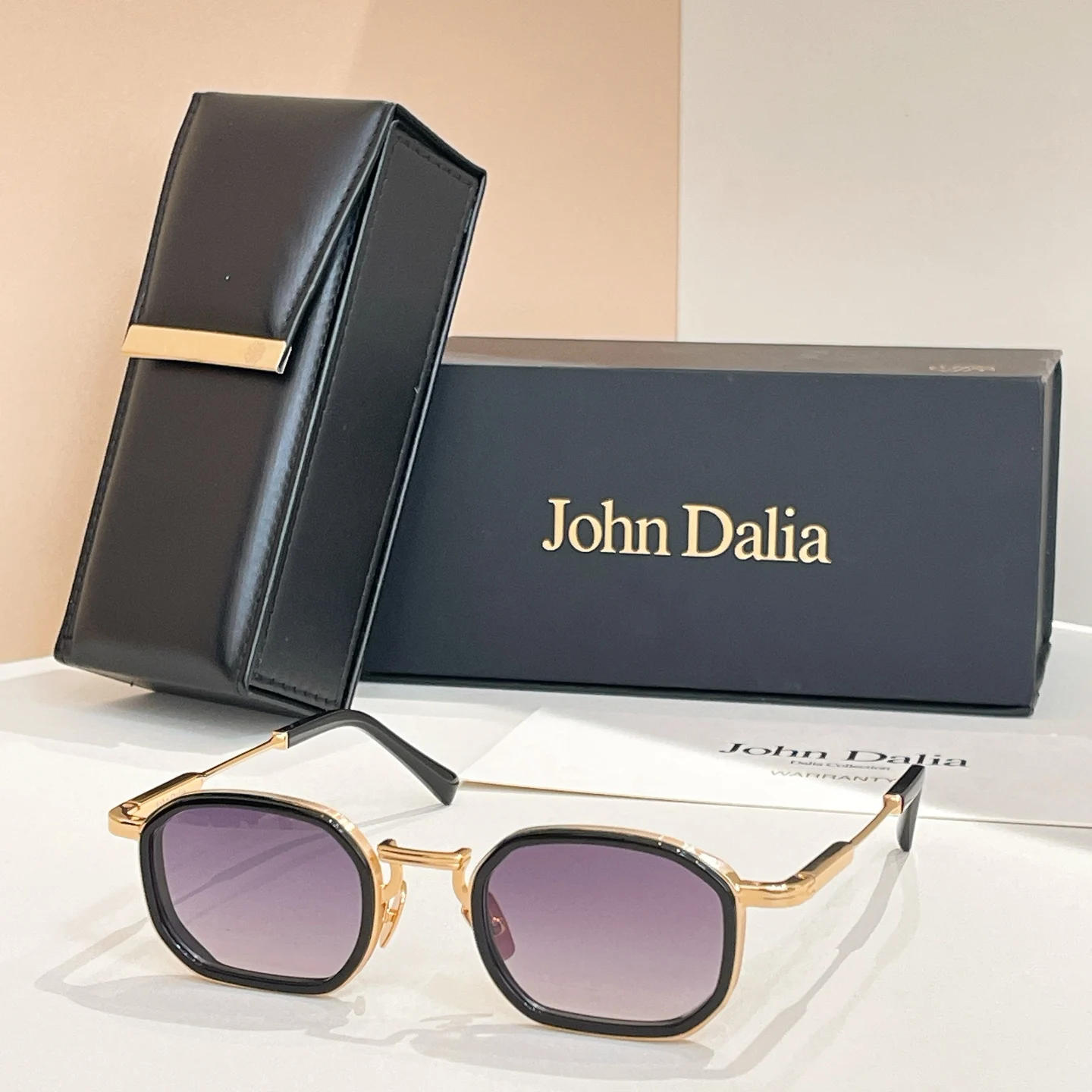 Luxe Designer Voor JOHN DALIA JD JEAN Vintage zonnebril UV400 Hoge kwaliteit modebril voor mannen en vrouwen met doos