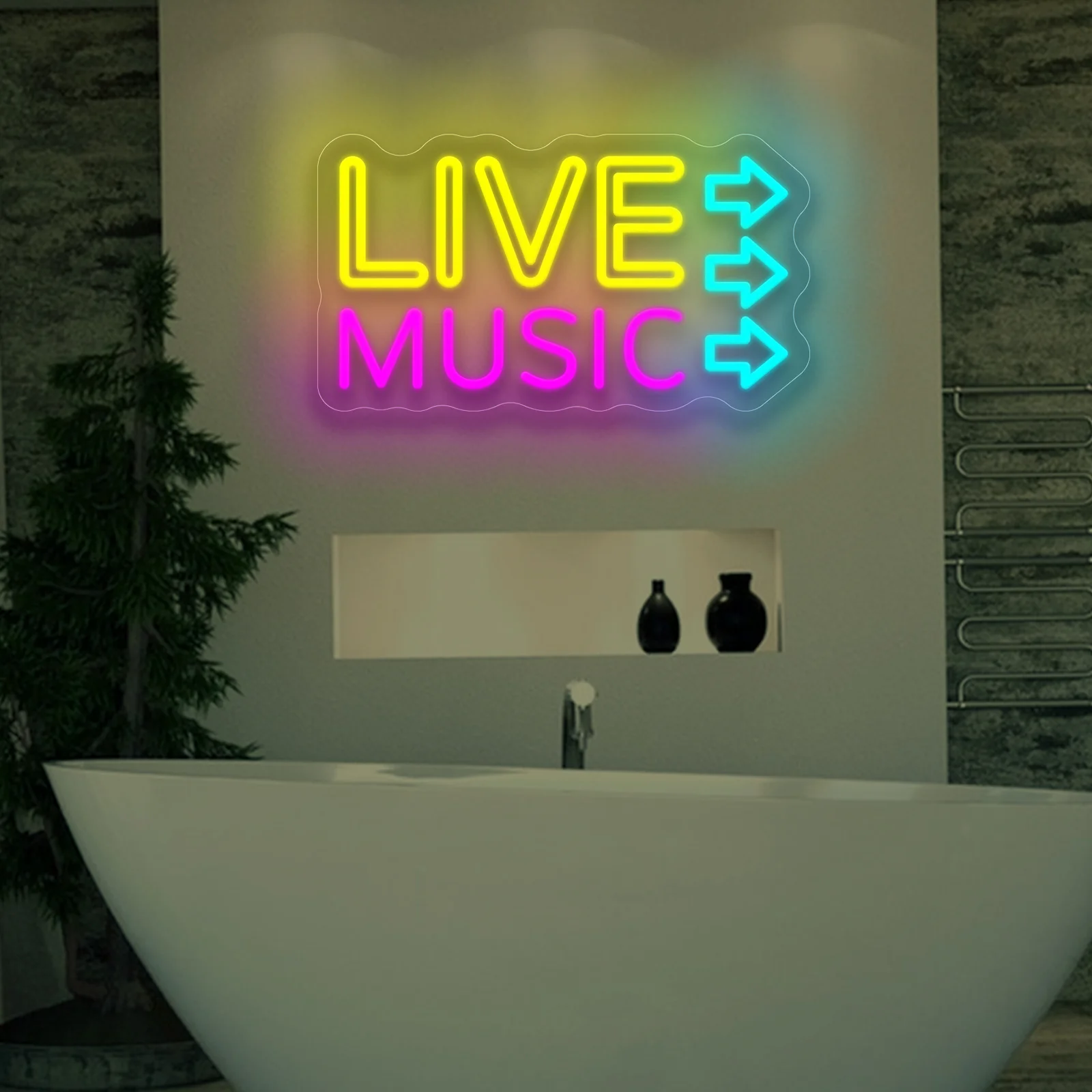 الحب الموسيقى النيون تسجيل USB عكس الضوء LED ضوء النيون تسجيل جدار الفن الديكور لغرفة النوم غرفة المعيشة بار هدايا الحفلات