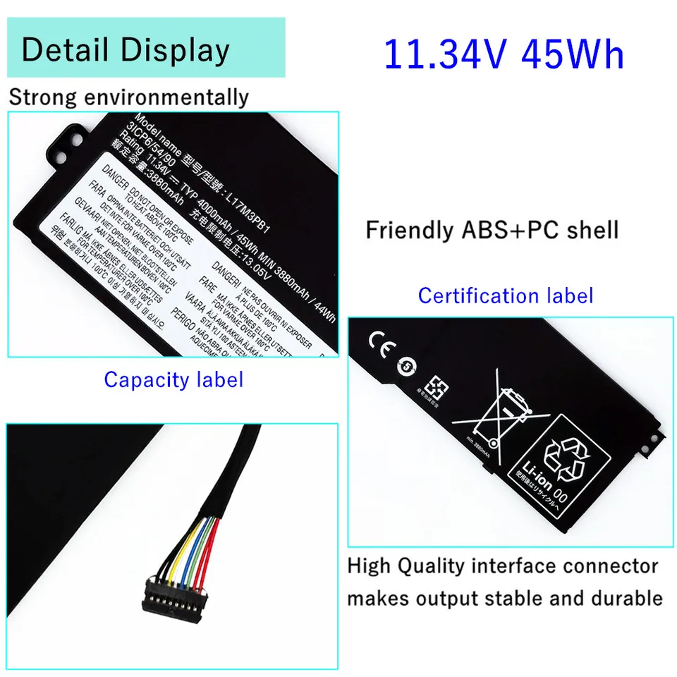 45Wh Laptop Battery for Lenovo IDEAPAD 330-17ICH 330-15ICH
