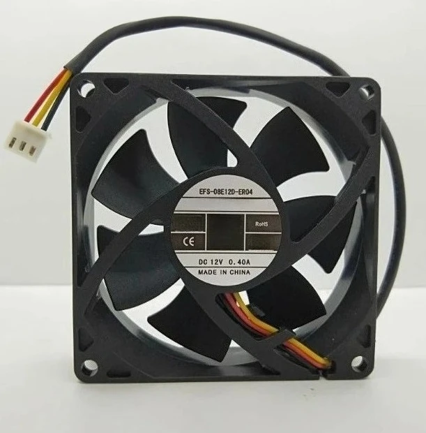 

Brand New Original EFS-08E12D-ER04 ER05 8025 80*80*25 12V 0.40A Server Cooling Fan Fast Delivey