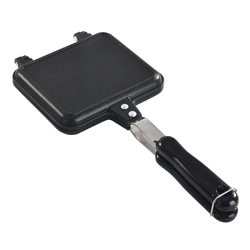 

Non-Stick Double-Sided Grill Clip Sandwich Toast Mold Portable Breakfast Egg Fryer Multifunctional Cookware for Outdoor Camping