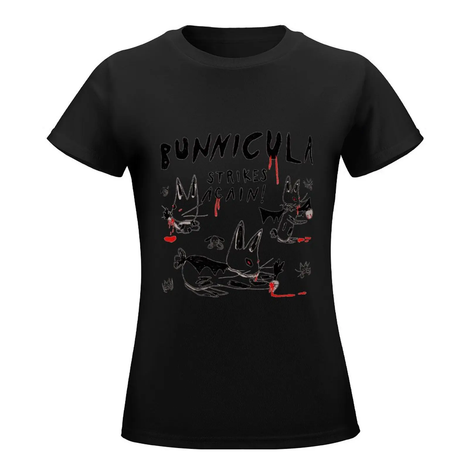 Bunnicula Strikes Again! T-Shirt cute tops anime clothes Blouse kawaii clothes t-shirt dress for Women graphic