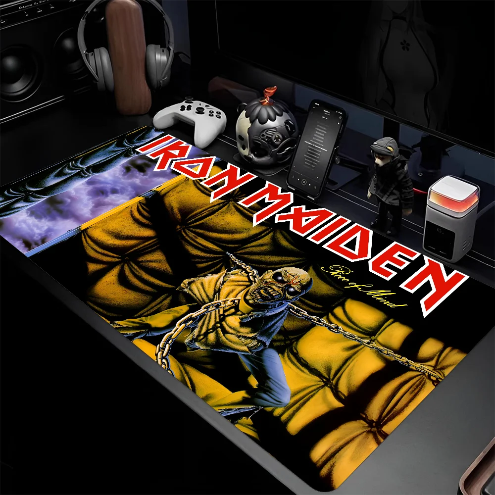 

I-iron Maiden Cool Beautiful Anime Mousepad Mousepad Mouse Mat Desk Mat With Pad Gaming Accessories Prime Gaming XXL Keyboard Pa