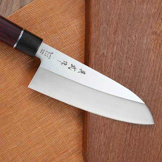 

6.5 Inch Deba Knife Single-edged Blade SANDVIK 14C28N Steel Wood Handle Chef Chopper Fish Slicing Cleaver Sashimi Kitchen Knives