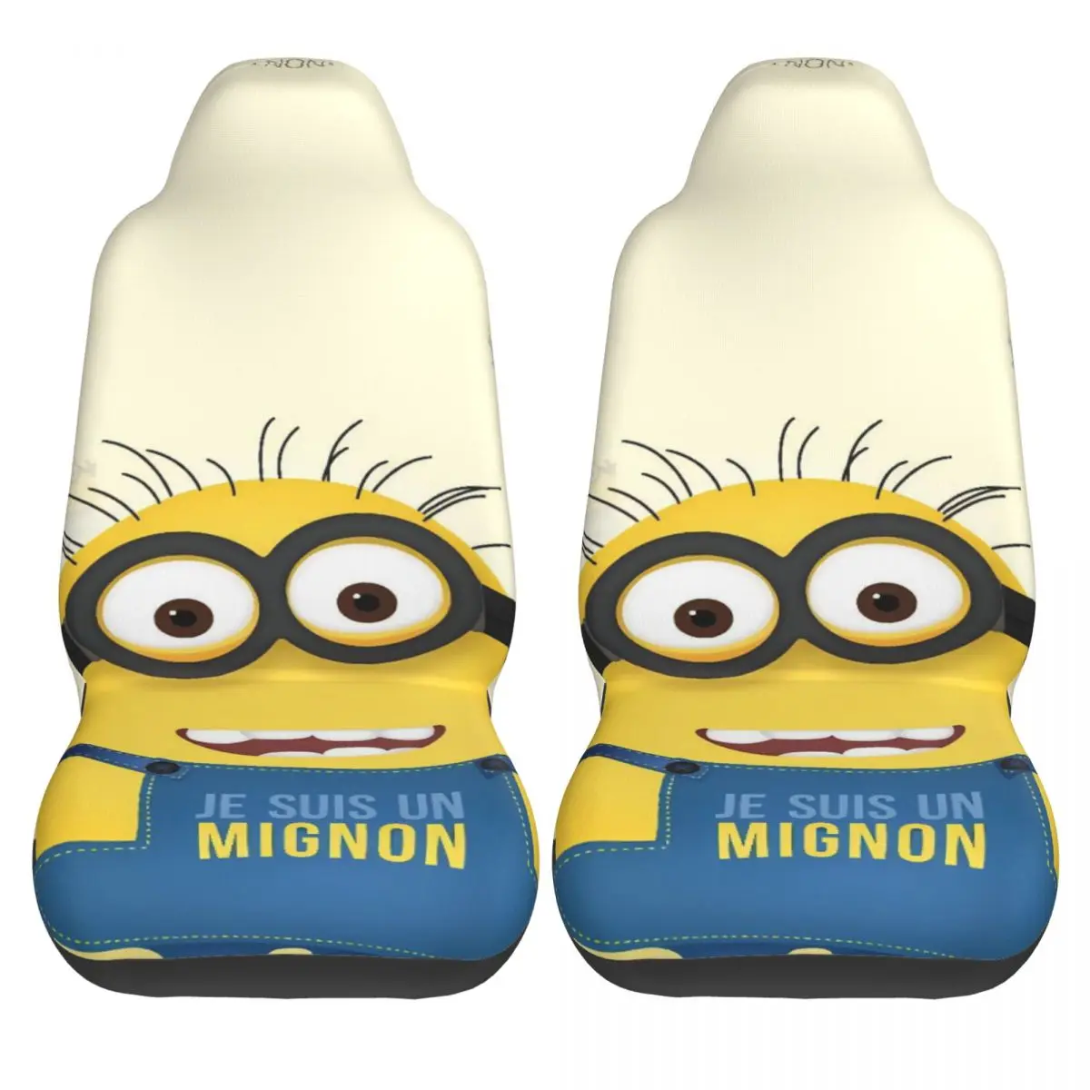 

Minions Meme Car Seat Covers Stretch 2 Pcs Auto Seat Covers Fashion Auto Polyester Cover