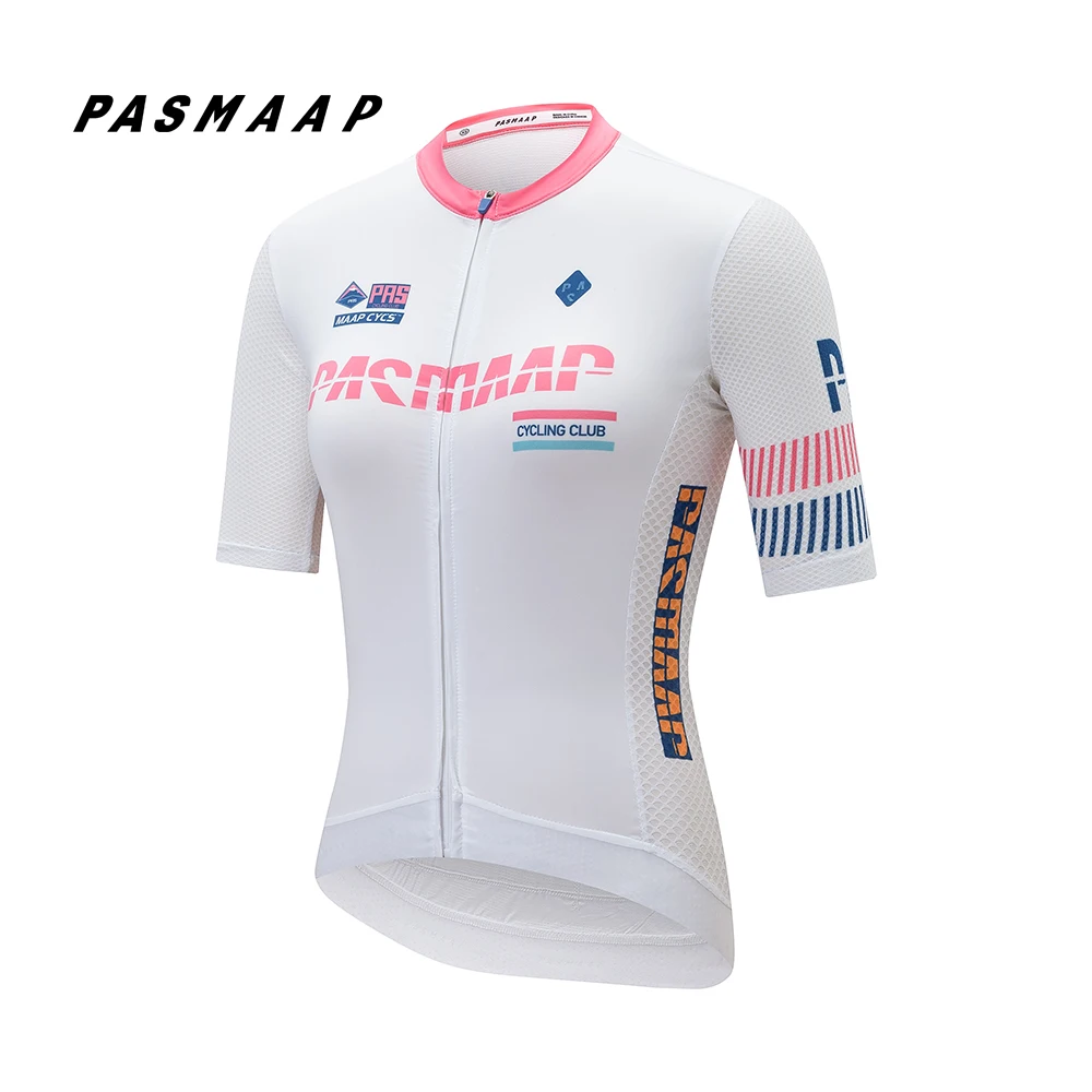 PASMAAP-Midsummer Cycling Jersey for Men, MTB Road Bicycle Shirt, Pro Team, Short Sleeve Bike Clothes, High Quality