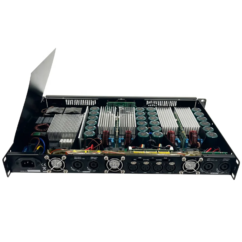 Professional Power Amplifier 1U Class D 4000 Digital Stereo 2 Channel Power Amplifier Da18k4 1Piece Power Amplifier