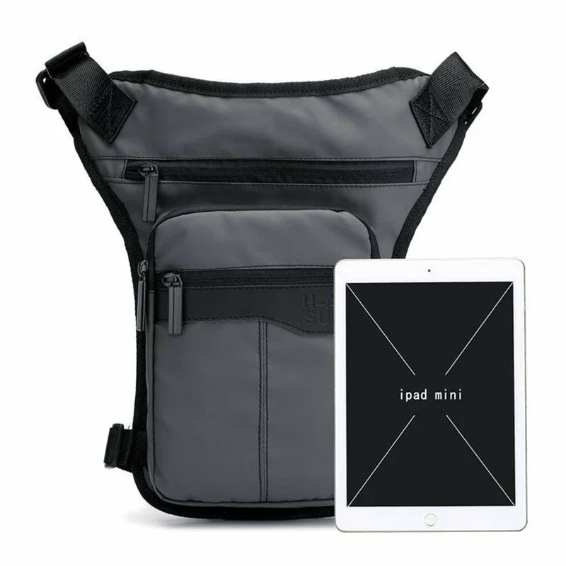 Men Crossbody Bag Waterproof Waist Bag Money Belt for Travel Pouch Steam Punk Leg Bum Bag Sport Phone Bags