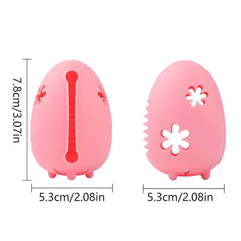 Portable Beauty Egg Holder, Caixa de armazenamento de esponja, silicone macio, sopro cosmético, estojo de secagem de limpeza, ferramenta de maquiagem, 1pc