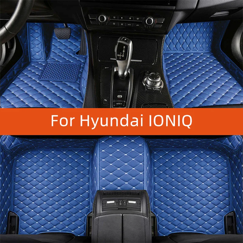 

Custom Leather Car Floor Mat For Hyundai IONIQ 2020 2021 2022 2023 Car Mat Interior Accessories