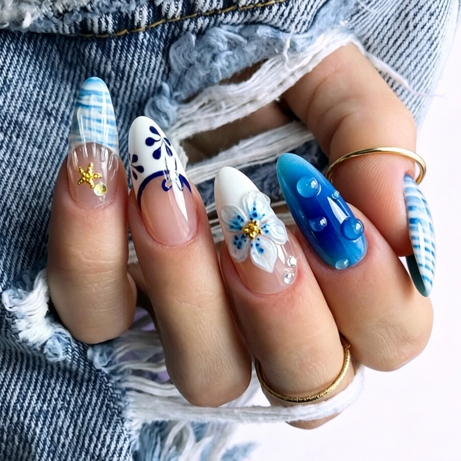 10/30 stuks Zomer Strandvakant - Nail Art Xs recensie en prijs